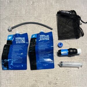 Sawyer Squeeze Water Filter Hiking Camping
